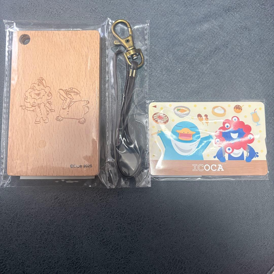 新品未開封】2025万博限定 ICOCA ミャクミャクコラボ パスケースセット
