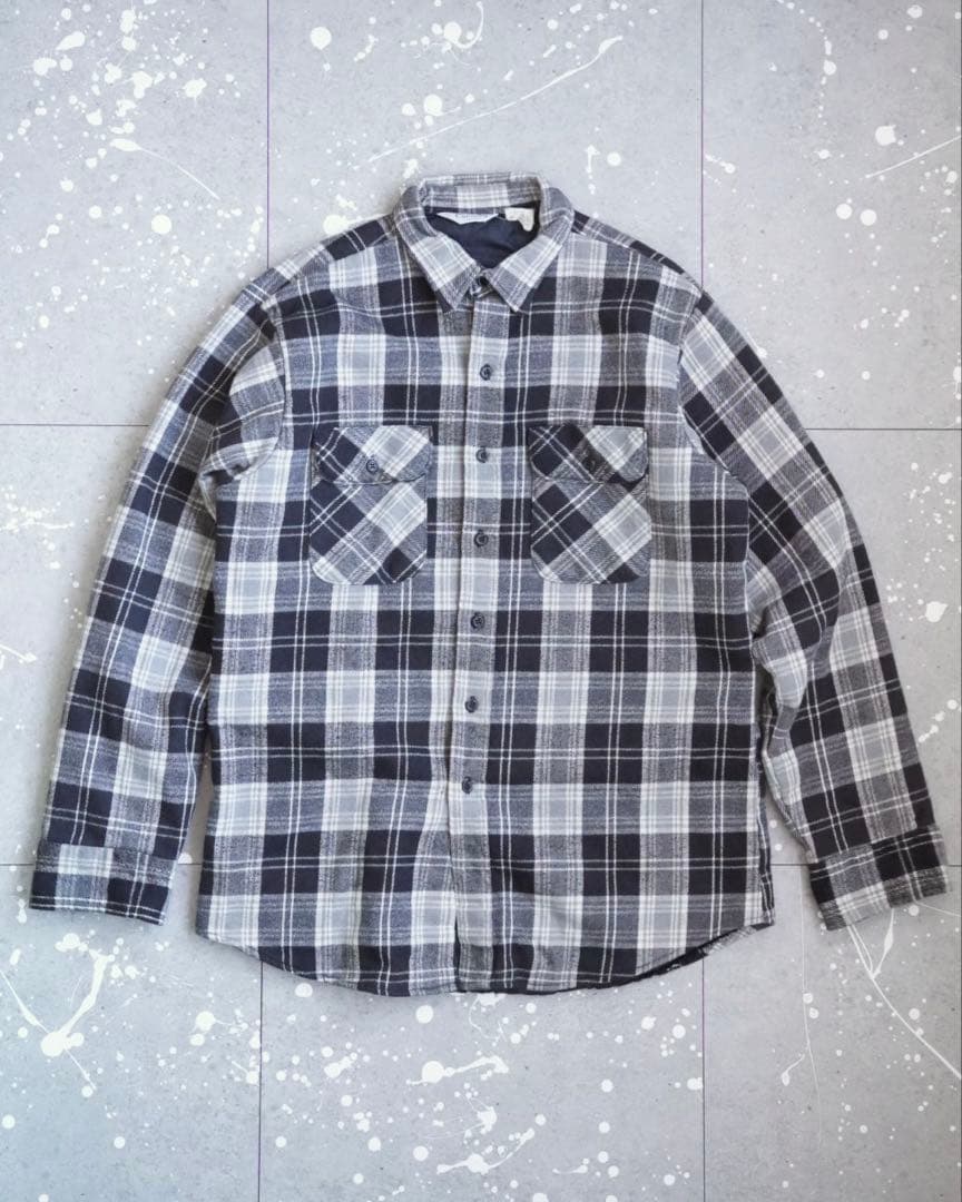 ゆうさん80s FIVE BROTHER チェック柄ネルシャツ アメリカ製