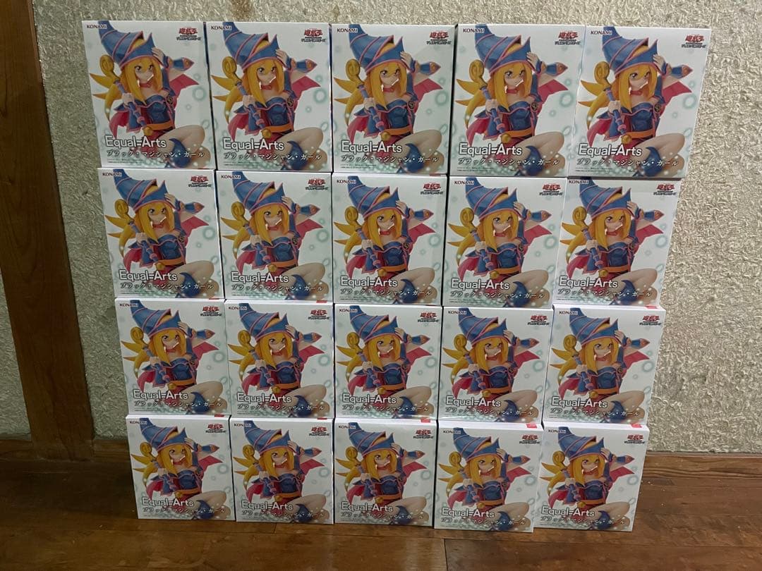 遊戯王Equal-Arts ブラック・マジシャン・ガール　フィギュア20個セット