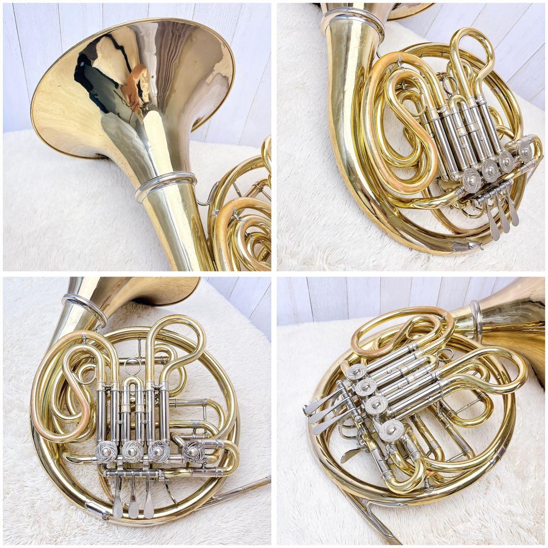 YAMAHA Custom YHR-866D フルダブルホルン マウスピース付き - メルカリ