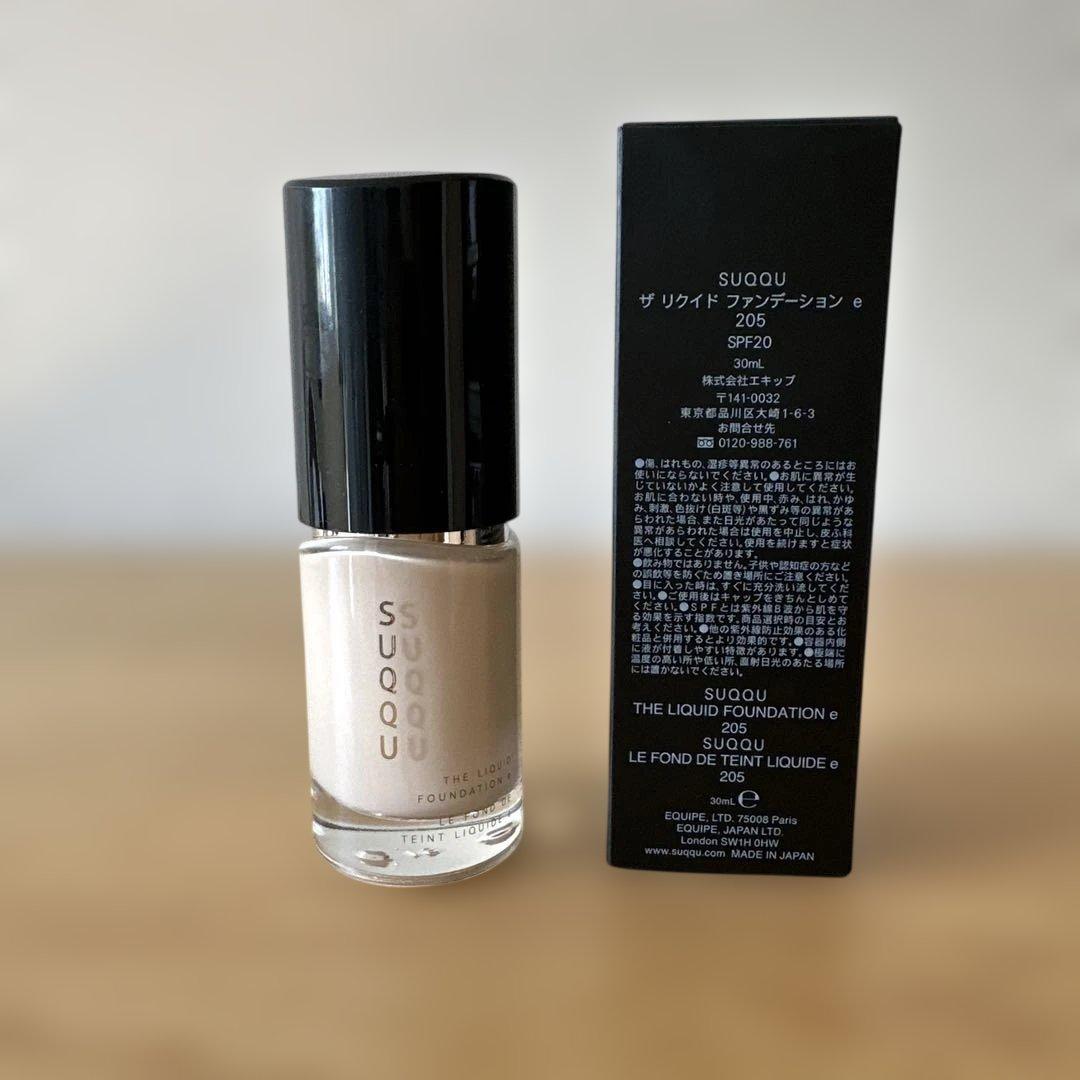 美品]SUQQU ザ リクイド ファンデーションe 205(新製品） - メルカリ