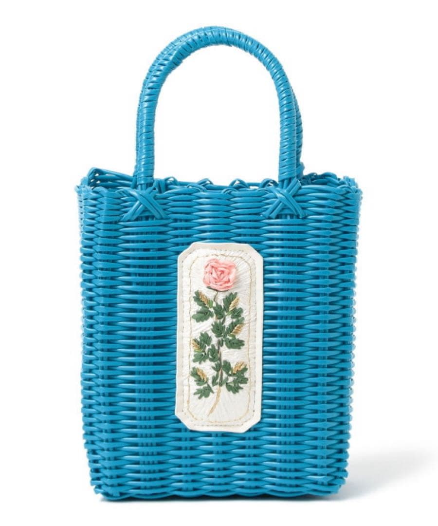 RURU MARY ルルメリー ビームス beams手刺繍のプチかごバッグ - メルカリ