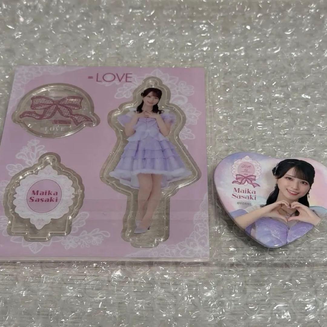 佐々木舞香 アクリルスタンド 缶バッジ - メルカリ