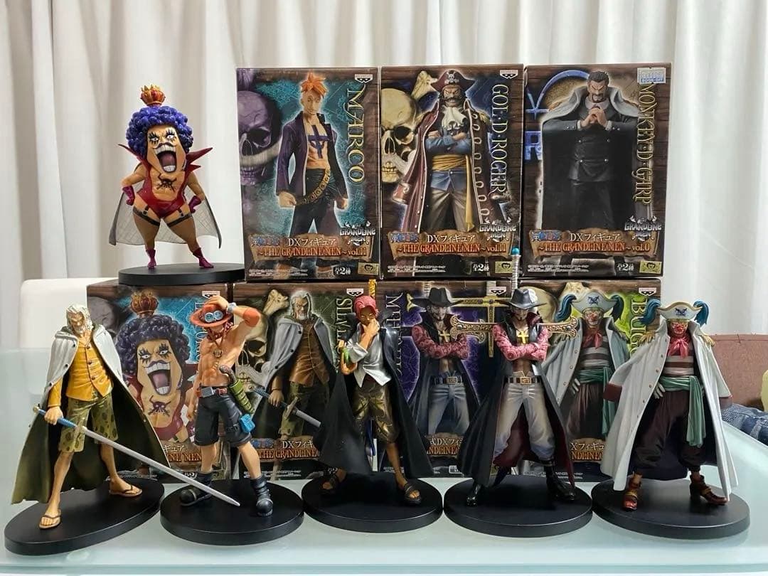 GRANDLINE MEN 9体+ニコ・オルビア【一部未開封】　計10体