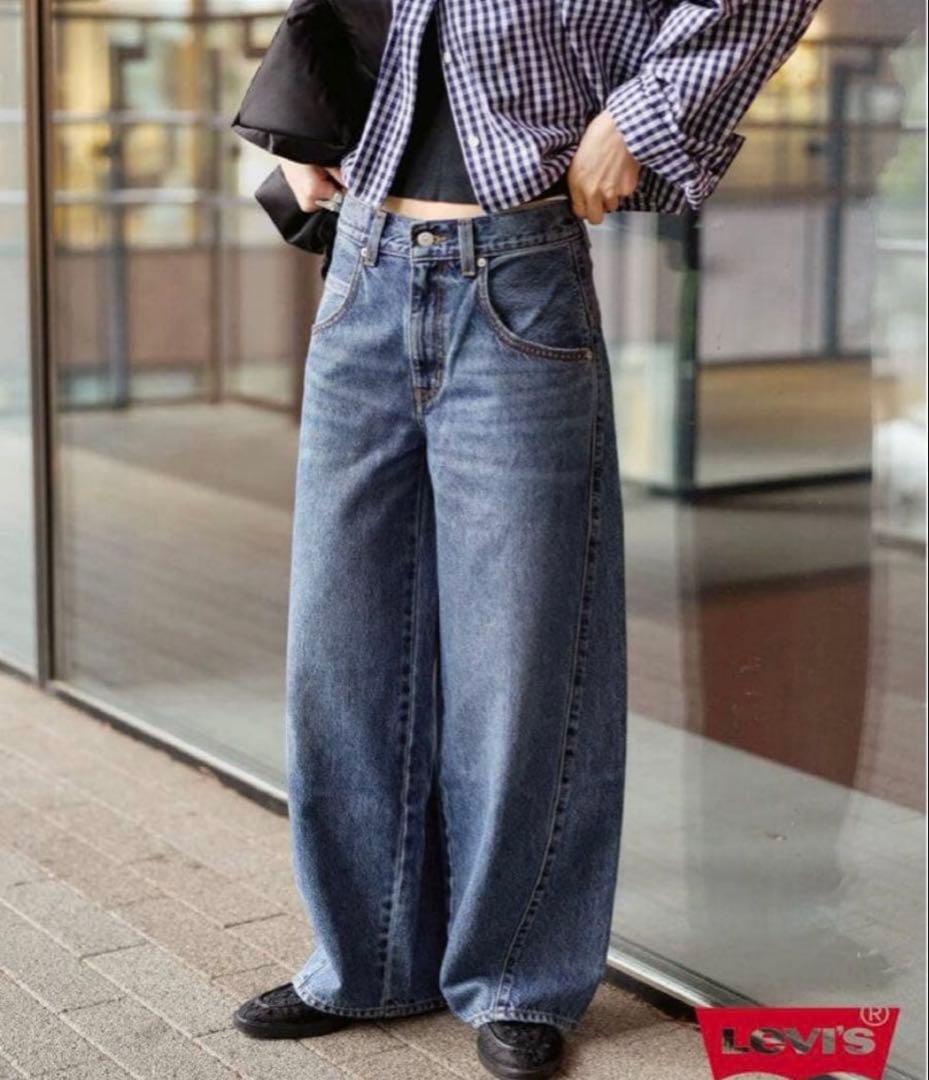 ジャーナルスタンダード別注リーバイスSUPER BAGGY BARREL訳あり