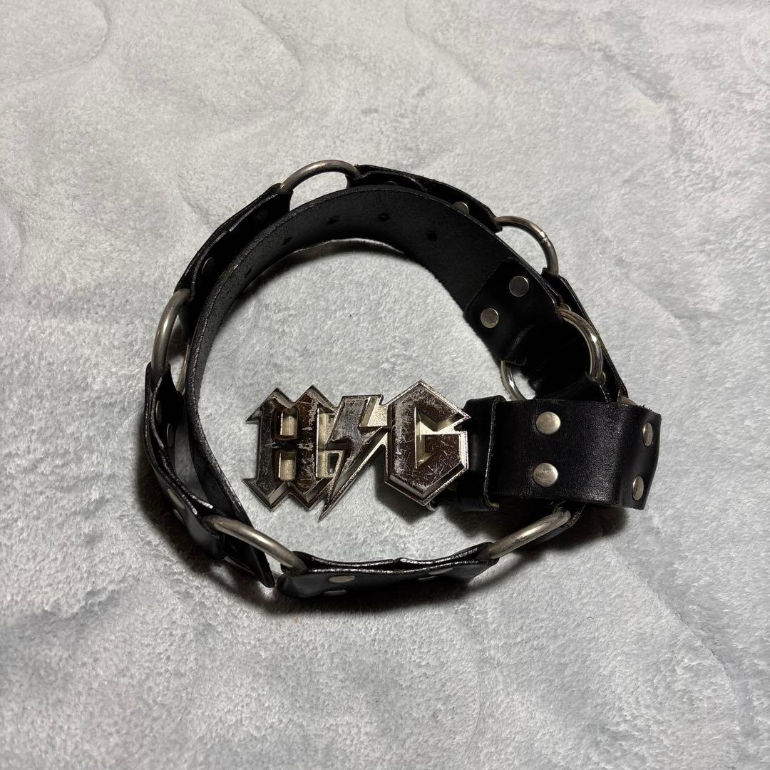 HYSTERIC GLAMOUR ベルト　レザー　バックル 本皮？