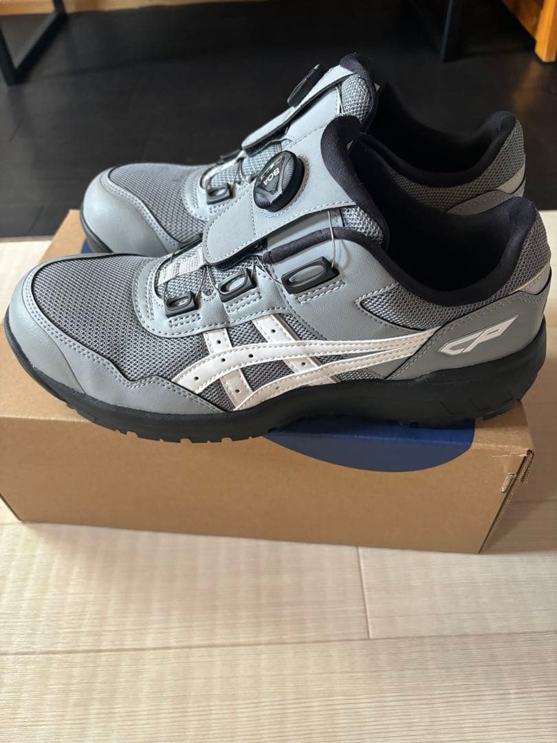 asics 安全靴 27.0cm グレー
