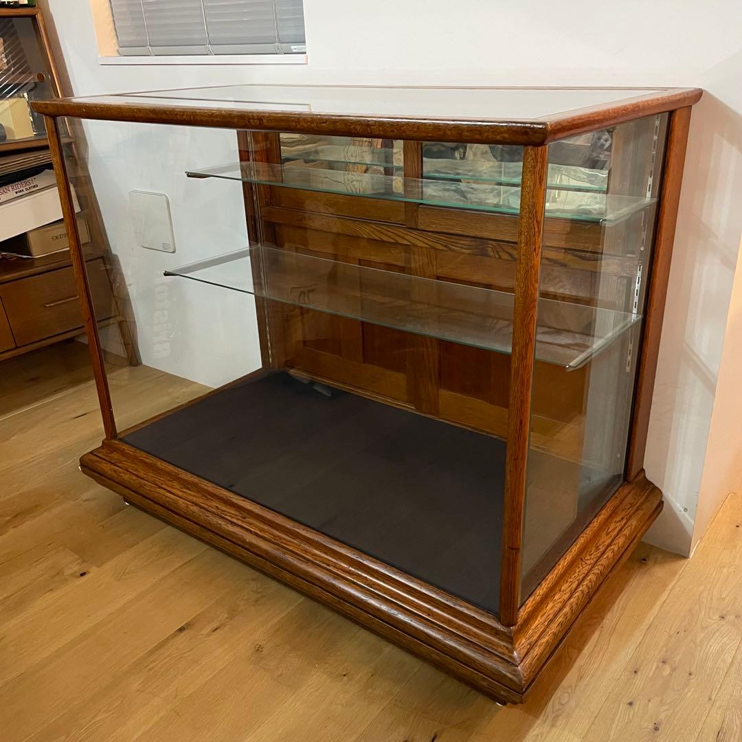 ￼アンティーク家具　ガラスショーケース