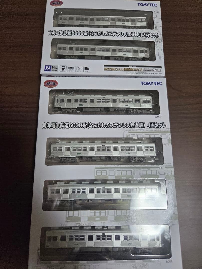 鉄道コレクション　南海電気鉄道6000系 2両・4両セット 鉄道コレクション 南海電気鉄道6000系 なつかしのステンレス無塗装 4両