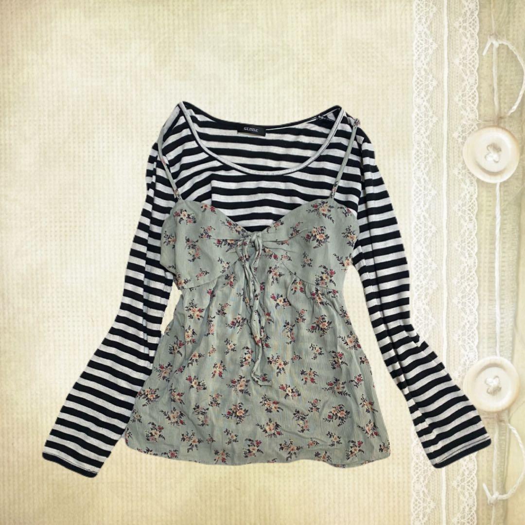 00s平成森ガール 古着 トップス2点まとめ売り - メルカリ