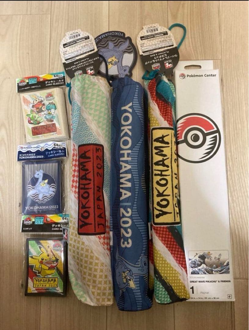 wcs2023限定　ポケモンカード wcsヨコハマ プレイマット 3種セット