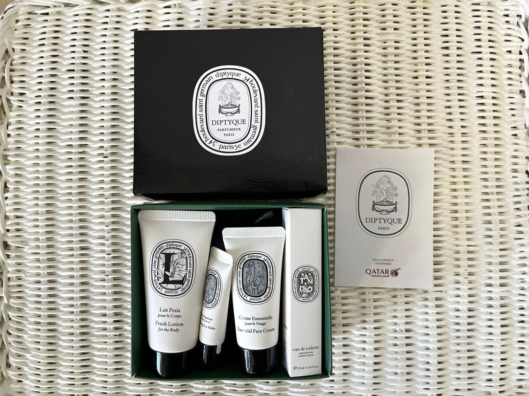 2024年3月搭乗 カタール航空 アメニティ ビジネスクラス