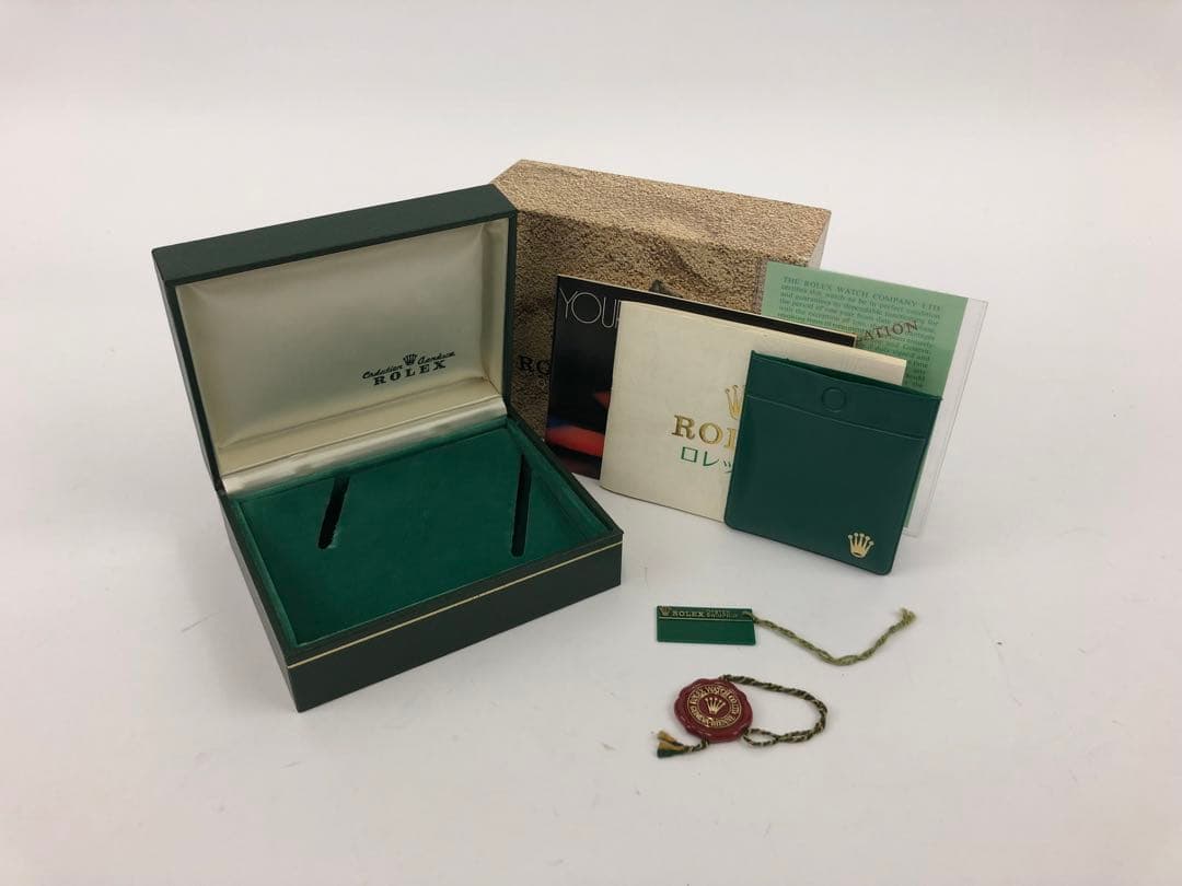 メ*ク様 ロレックス　空き箱　外箱　内箱　小冊子　保存袋　グリーン 楽天市場】ROLEX ロレックス 新型 箱 保存箱 空箱 外箱 内箱 グリーン