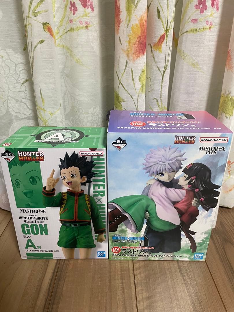 ハンターハンター　一番くじ　ラストワン賞　キルア&アルカ　フィギュア　ゴン