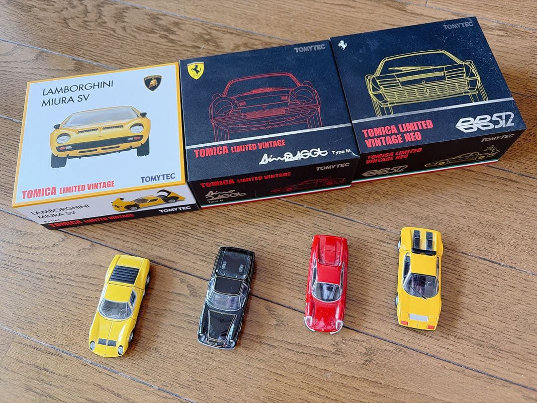 トミーテック TOMYTEC スーパーカー4台セット