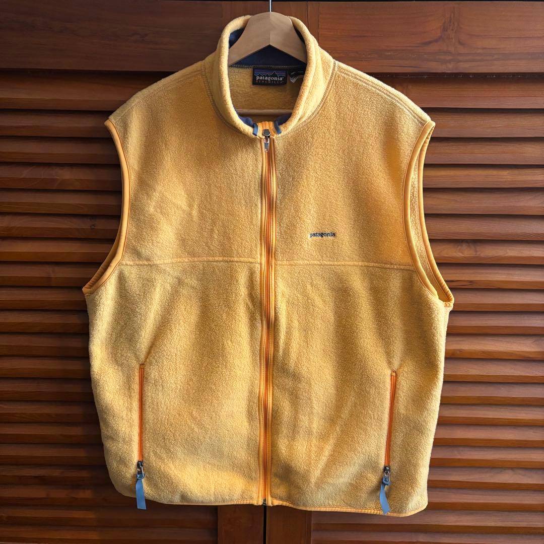 90s USA製 Patagonia シンチラ ベスト XL イエロー - メルカリ