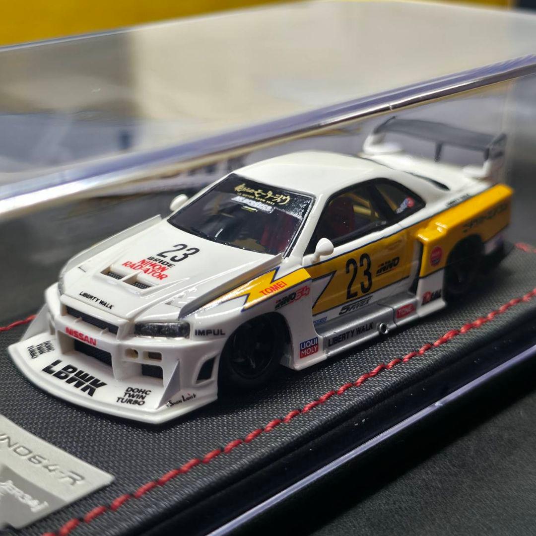 INNO64 スカイライン スーパーシルエット LB-ER34 レトロカラー