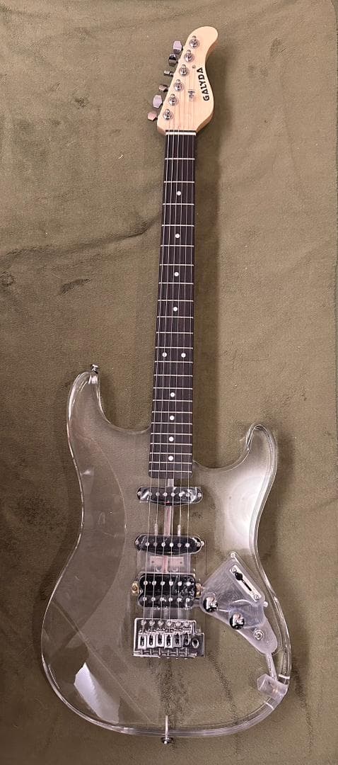 GALYDA　アクリル　透明　エレキギター　激レア　未使用に近い！