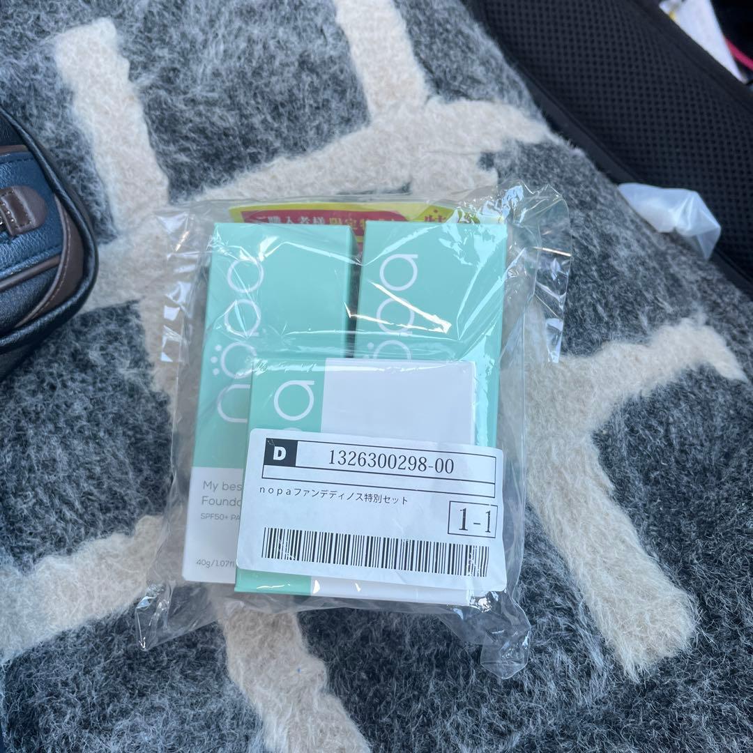 ど*。様 3点セット nopa マイベストカラー ファンデーション＆ プレストパ