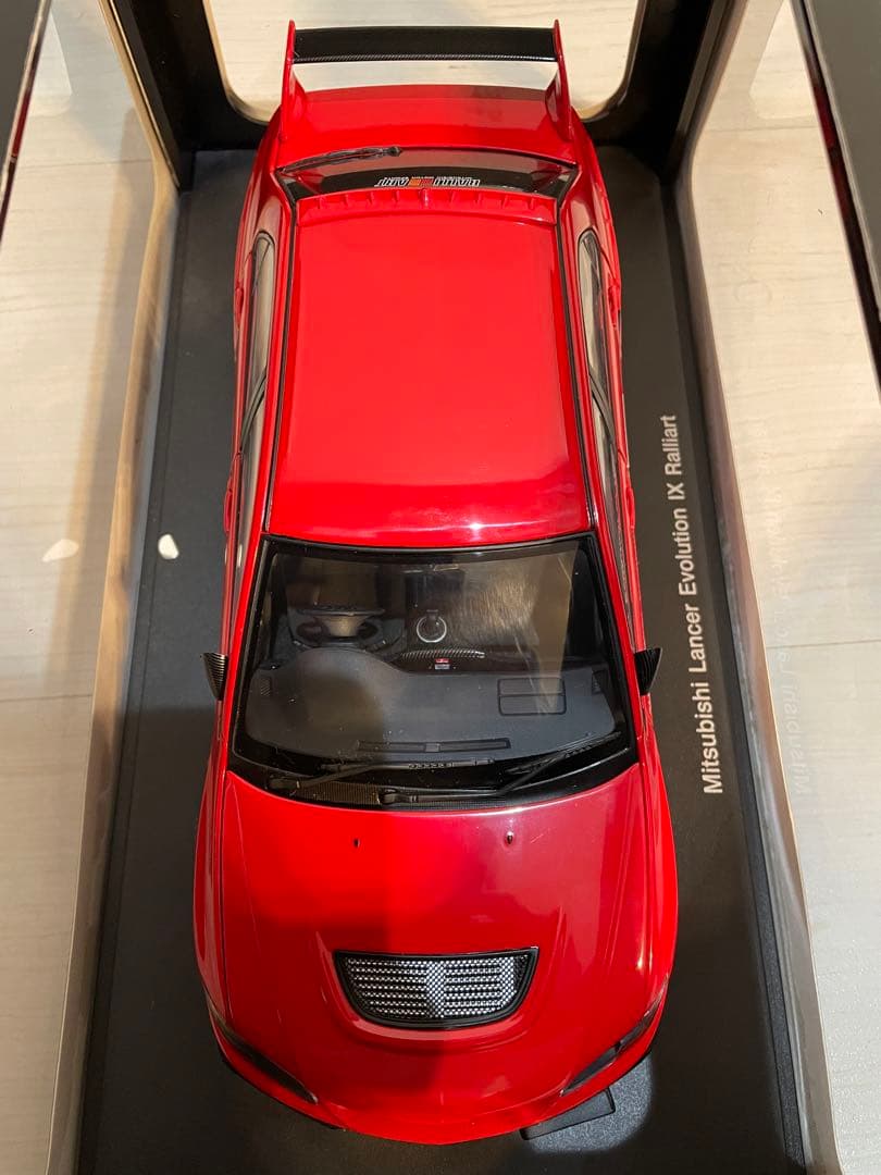 希少】オートアート 1/18 三菱 ランサーエボリューション Ⅸ ラリー
