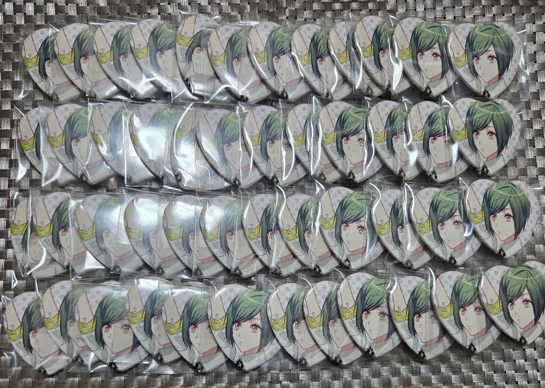 【限定値下】A3 瑠璃川幸 ハート缶 等身 小説 缶バッジ セット