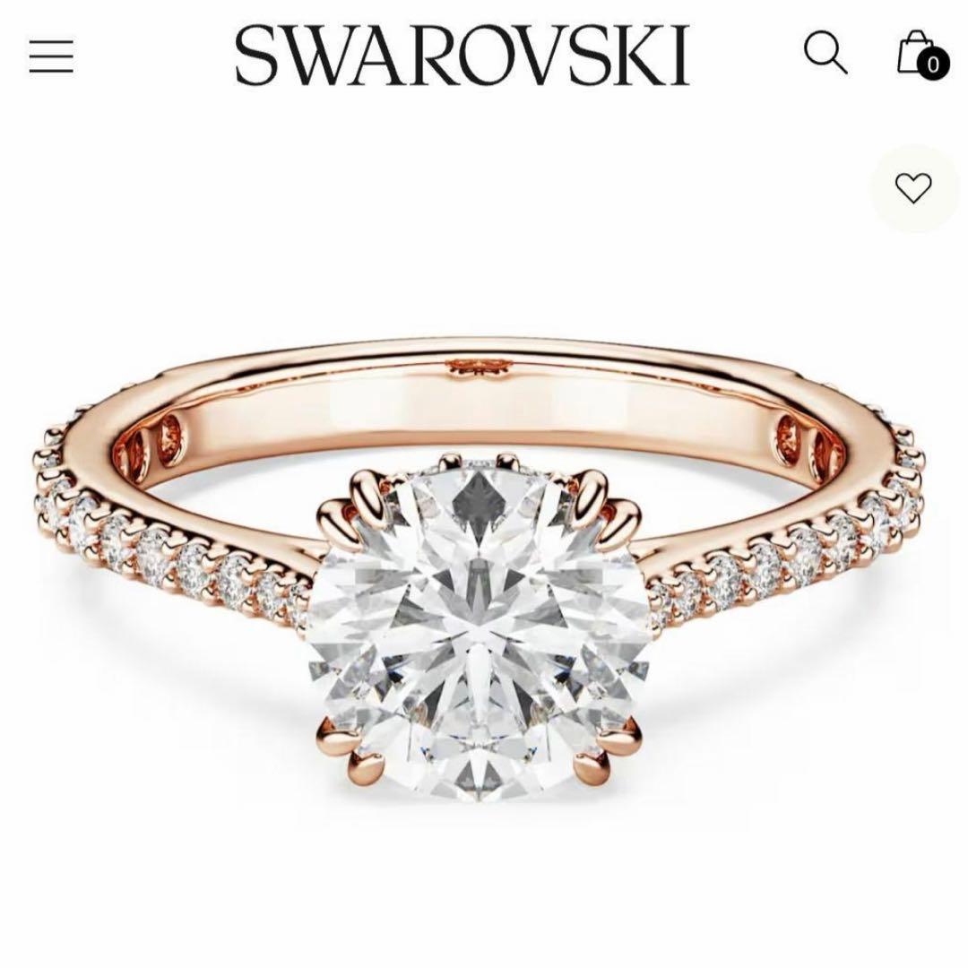 SWAROVSKI スワロフスキー Stilla リング 52 White