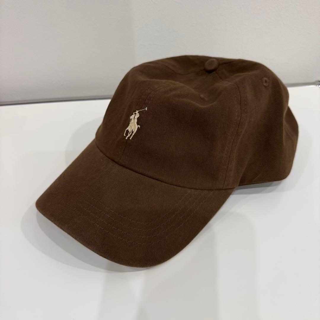 値下げ【新品タグ付き】ラルフローレン キャップ ブラウン