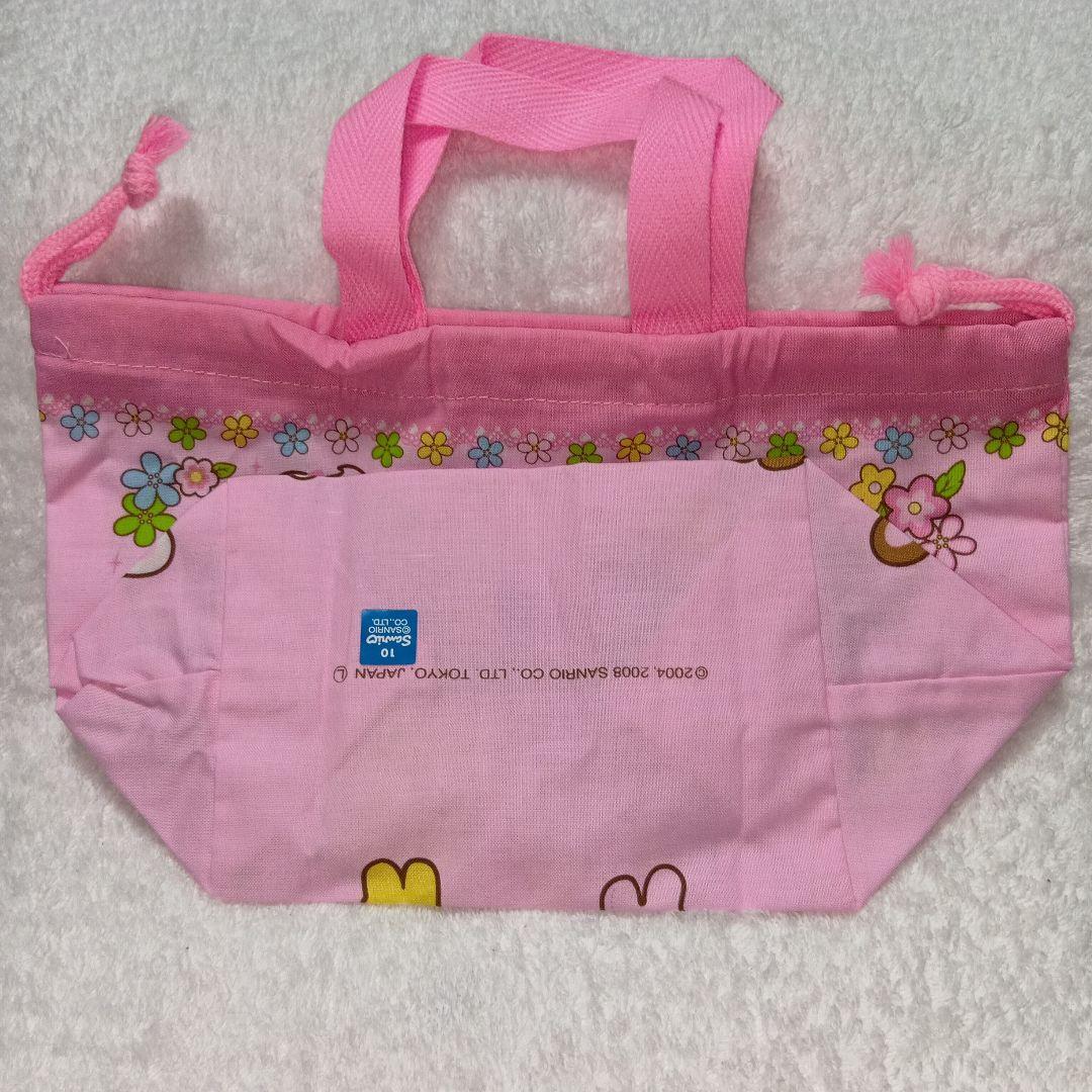 SANRIO サンリオ シュガーバニーズ 巾着袋 ランチ巾着♡平成レトロ