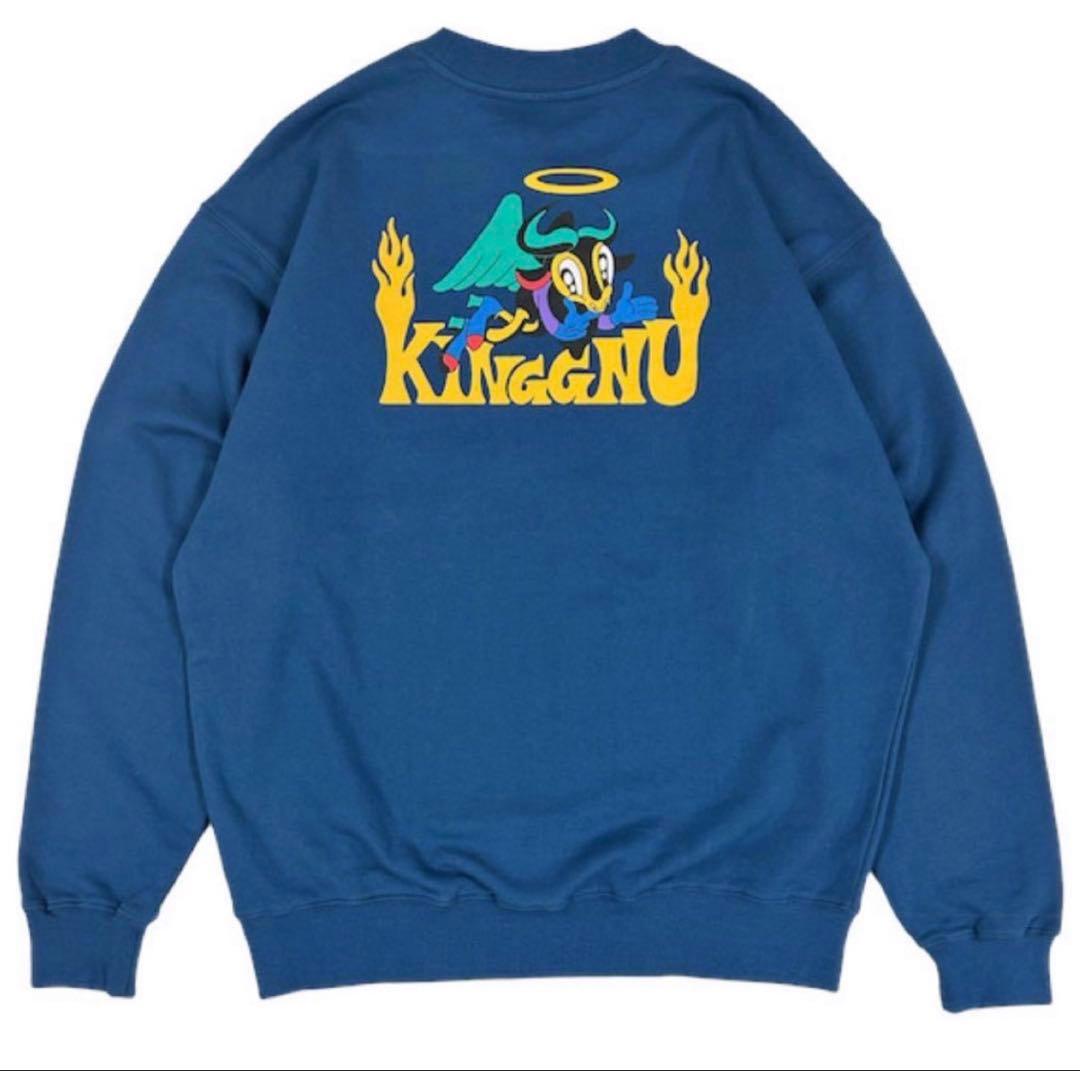 KING GNU FLYING GNU SWEAT ブルー M 常田 - メルカリ