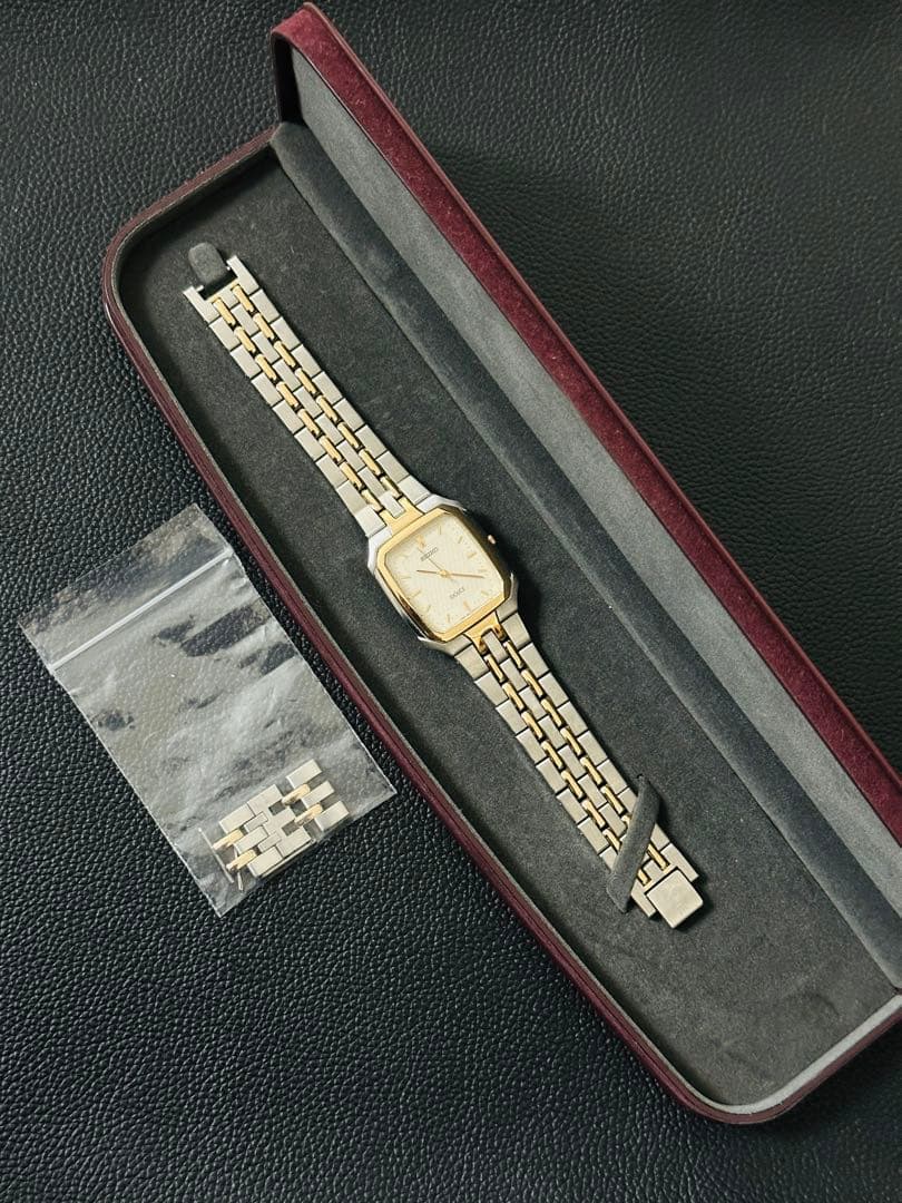 【美品】セイコー ドルチェ Seiko Dolce スクエアケース 時計 稼働品