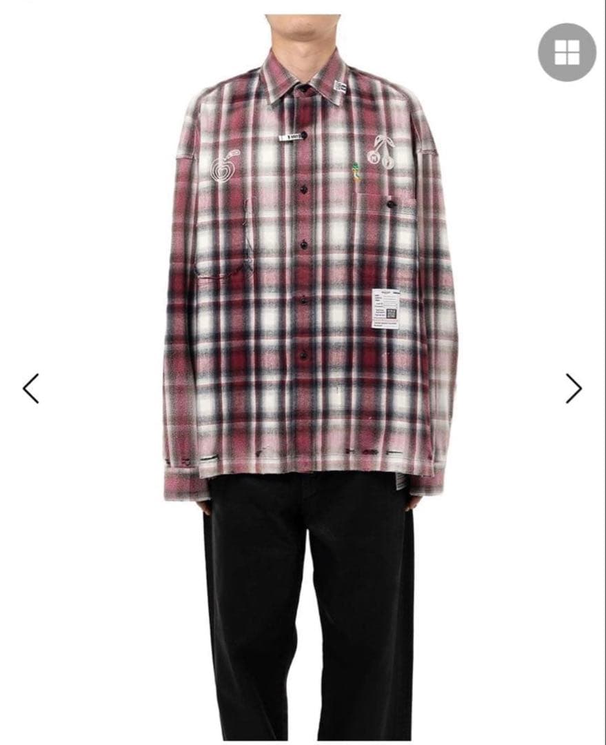 Maison MIHARA YASUHIRO 25aw チェックシャツ　46