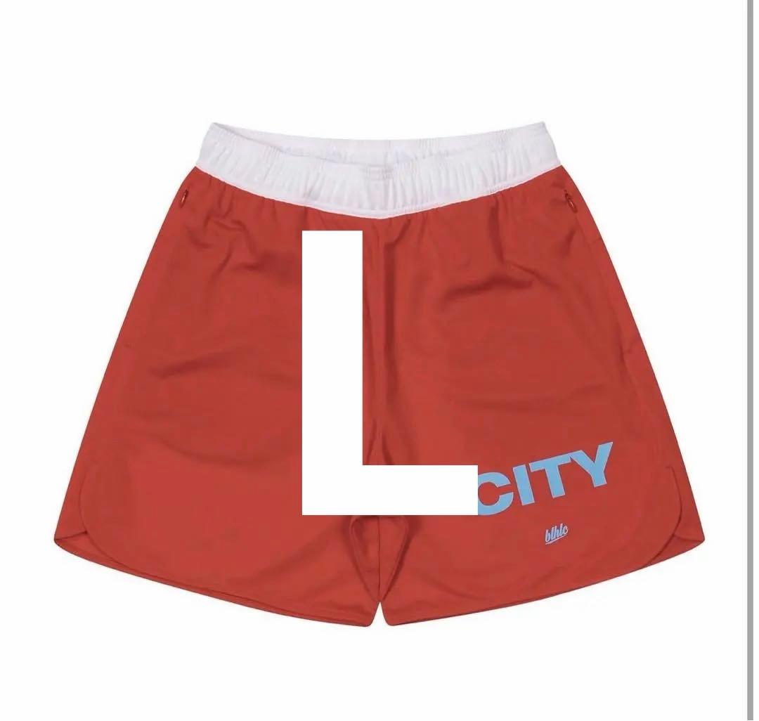 完売品 ボーラホリック マイシティジップショーツ レッド Lサイズ 新古品