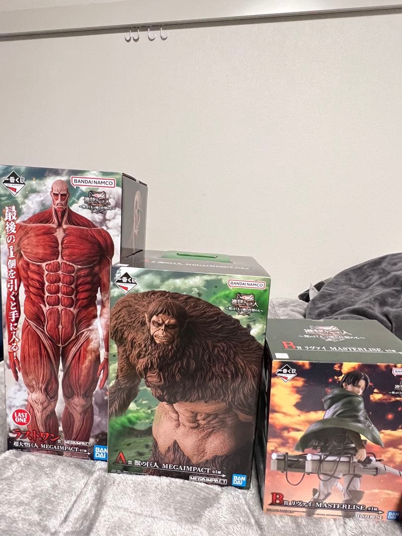 進撃の巨人一番くじ　獣の巨人は俺が仕留める 3点セット　A,B,ラストワン賞 一番くじ 進撃の巨人 ～獣の巨人は俺が仕留める～│株式会社BANDAI