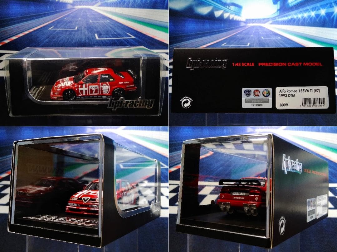 1/43 hpi-racing アルファロメオ 155V6 TI ♯7 DTM - メルカリ