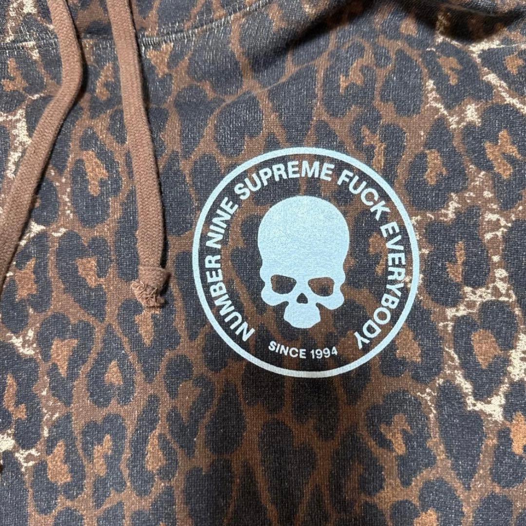 supreme number (n)ine レオパード スカル パーカー S - メルカリ