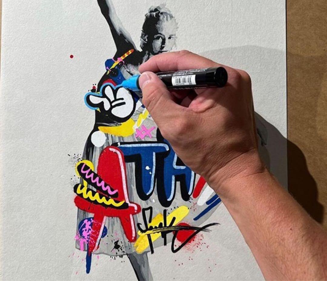 Martin Whatson マーティン・ワトソン シルクスクリーン アダチ版画