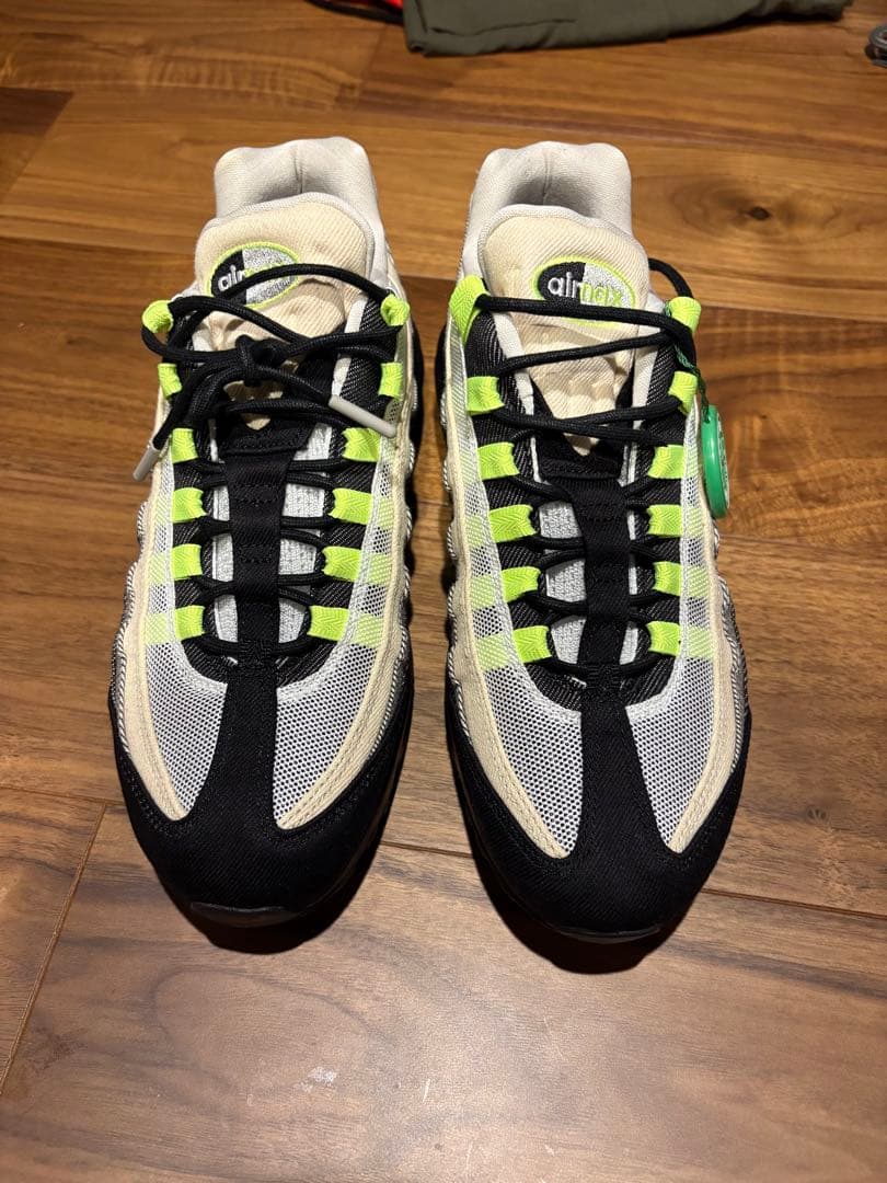 2*0様 NIKE デンハム DENHAM AIR MAX95 ネオン　イエロー