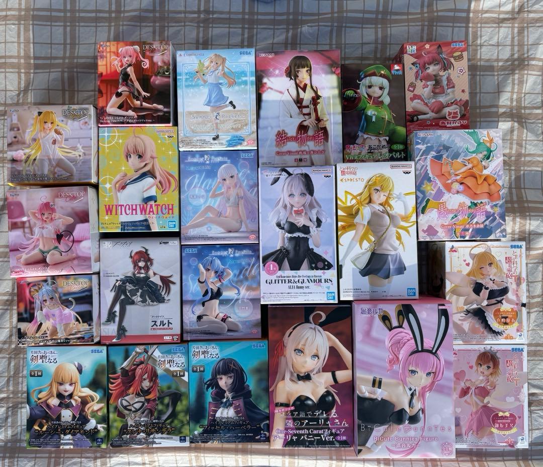 最新 含む　美少女プライズフィギュアまとめ売り　アーリャ　ToLoveる　バニー To LOVEる-とらぶる- ダークネス』より、モモ・ベリア・デビルークが