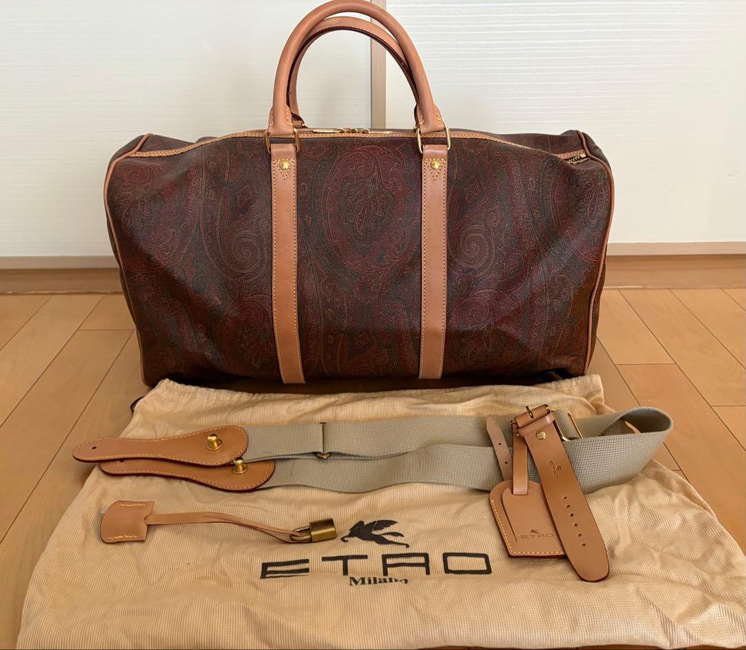 ETRO エトロ ボストンバッグ ペイズリー柄