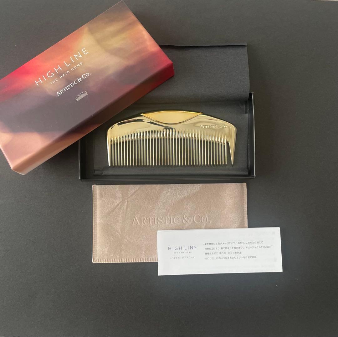 ARTISTIC & CO. HIGH LINE 24K GPゴールド コーム - メルカリ