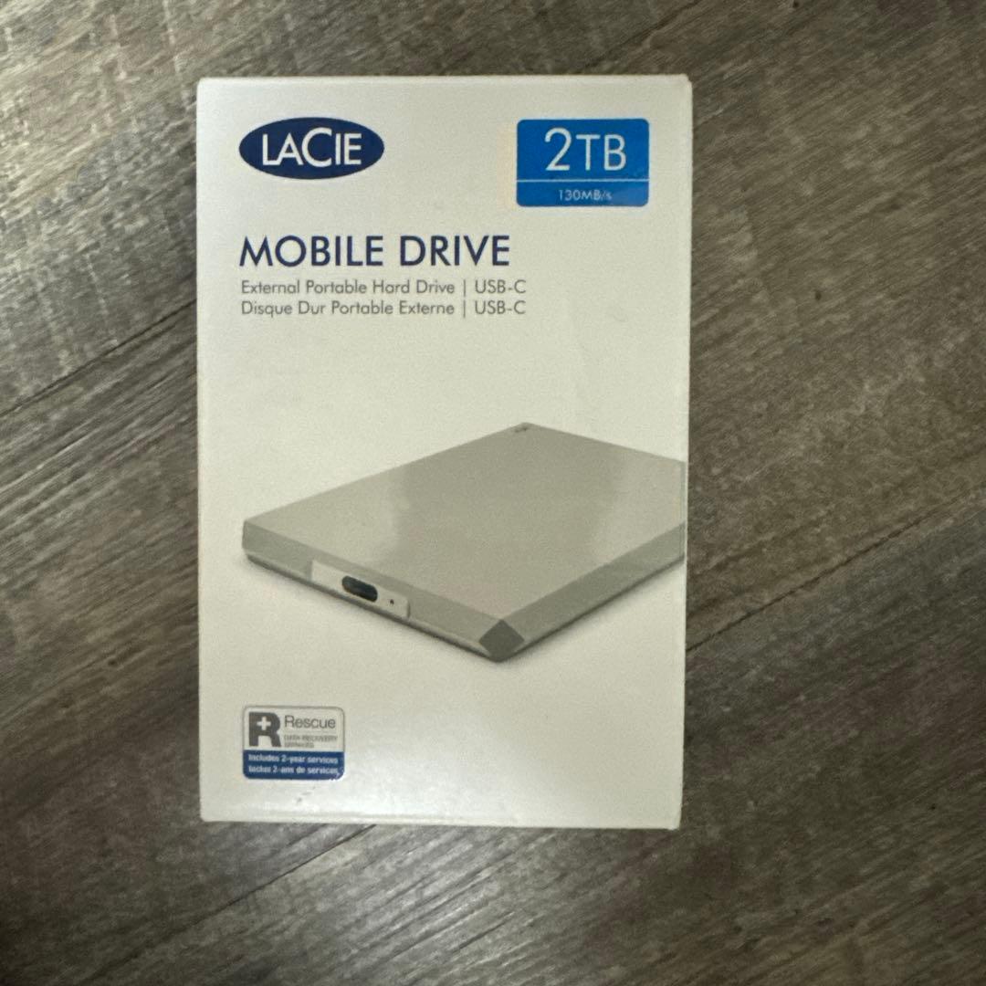 外付けハードディスク・ドライブ LACIE Mobile Drive 2TB USB-C Amazon.com: LaCie Mobile Drive, 2TB, External Hard Drive Portable