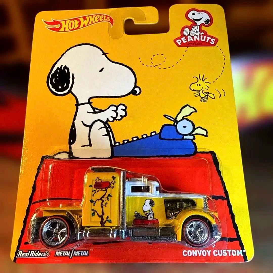 ホットウィール コンボイ カスタム ピーナッツ　snoopy