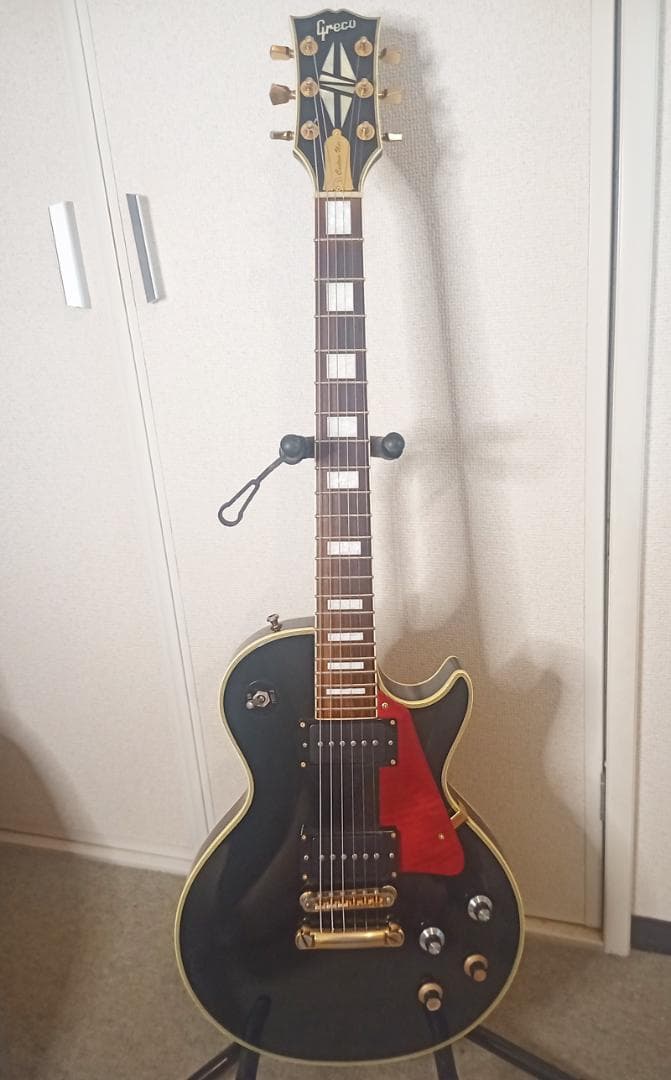 Greco o切れ期　ディープジョイント　レスポールカスタム　ジャパンビンテージ Greco EGC Les Paul Custom (Ebony Black Around 1990 Made In Japan