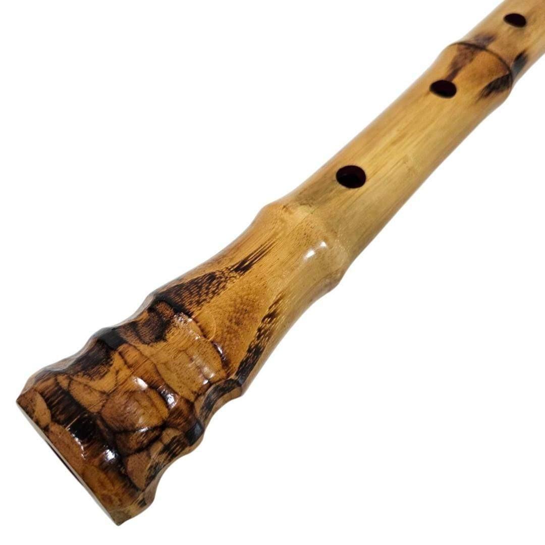 あ様専用 尺八 琴古流 蝴蝶 2尺1寸 5孔 銘あり 2印 二分割 和楽器