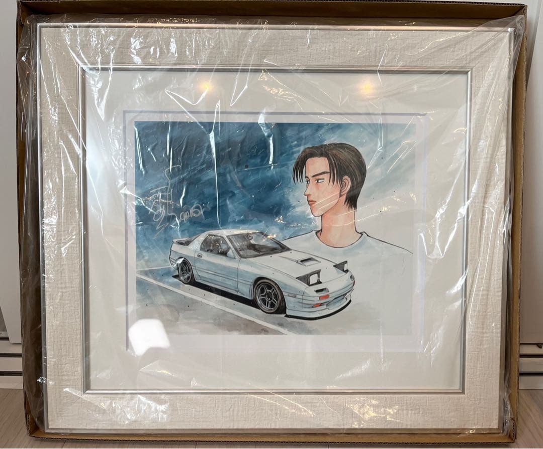 【送料無料❗️】頭文字D しげの秀一原画展　高橋涼介◇複製原画◇RX7 FC shigeno_F3canvas_hp_pic_07.png