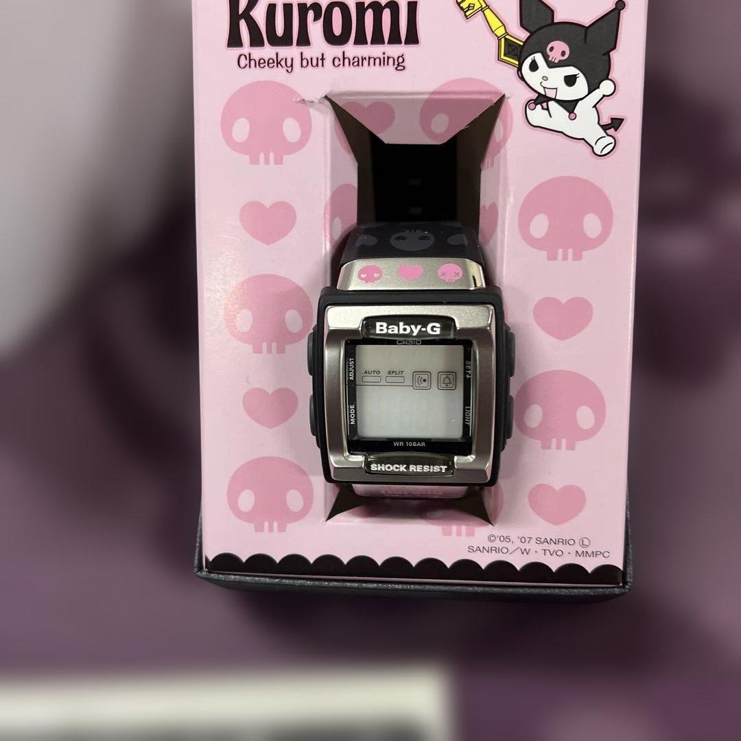 未使用‼️CASIO Baby-G Kuromiサンリオコラボ