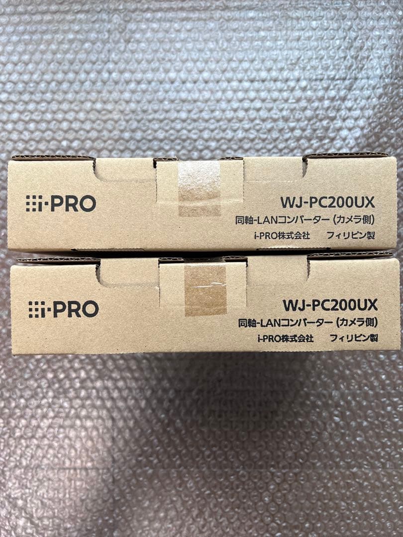【新品未使用】i-PRO 同軸LANコンバー（カメラ側）WJ-PC200UX