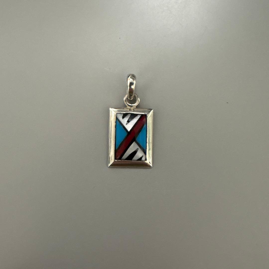 インディアンジュエリー ズニ族 ペンダントトップ silver925