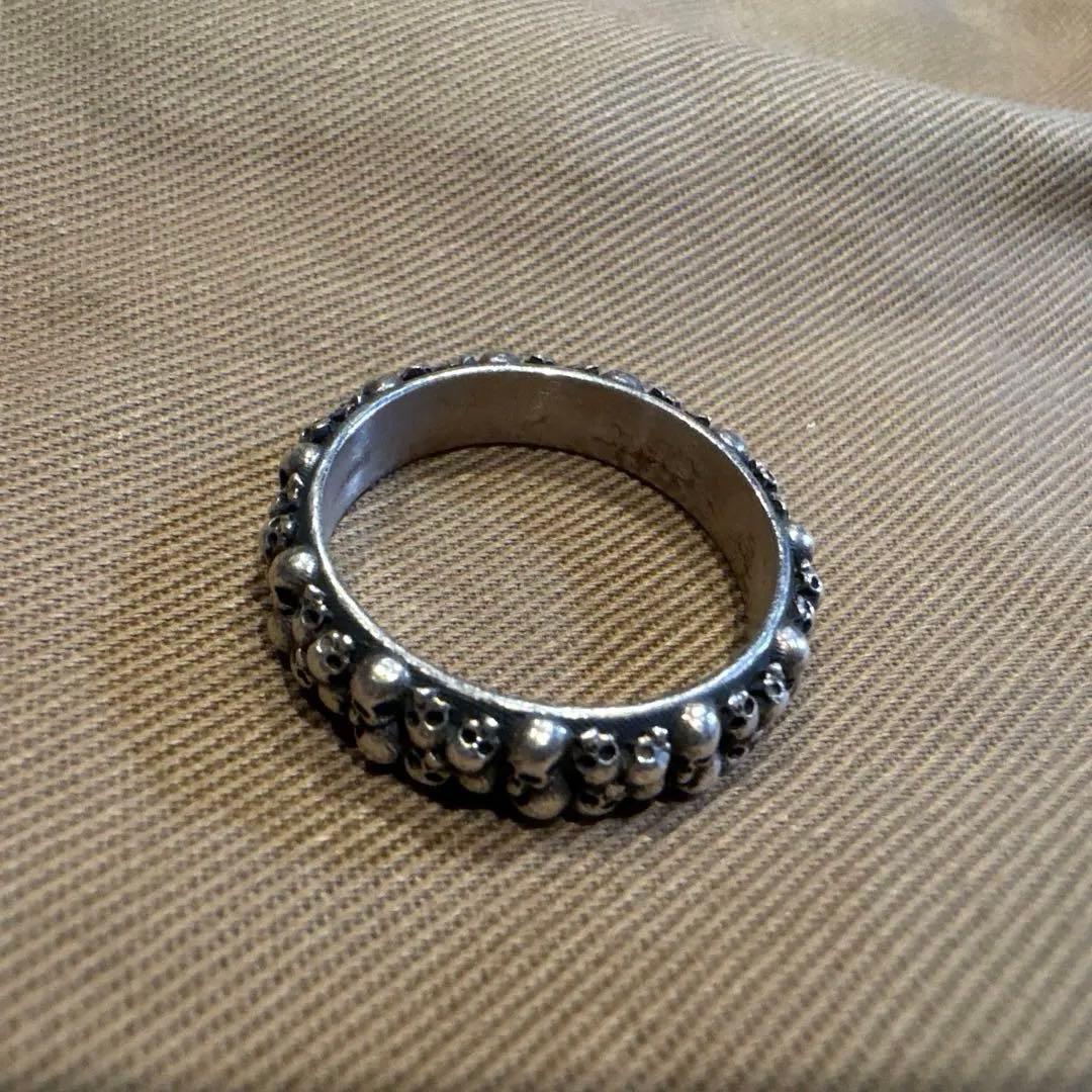 ひろまさ　スカルデザインリング 約23号