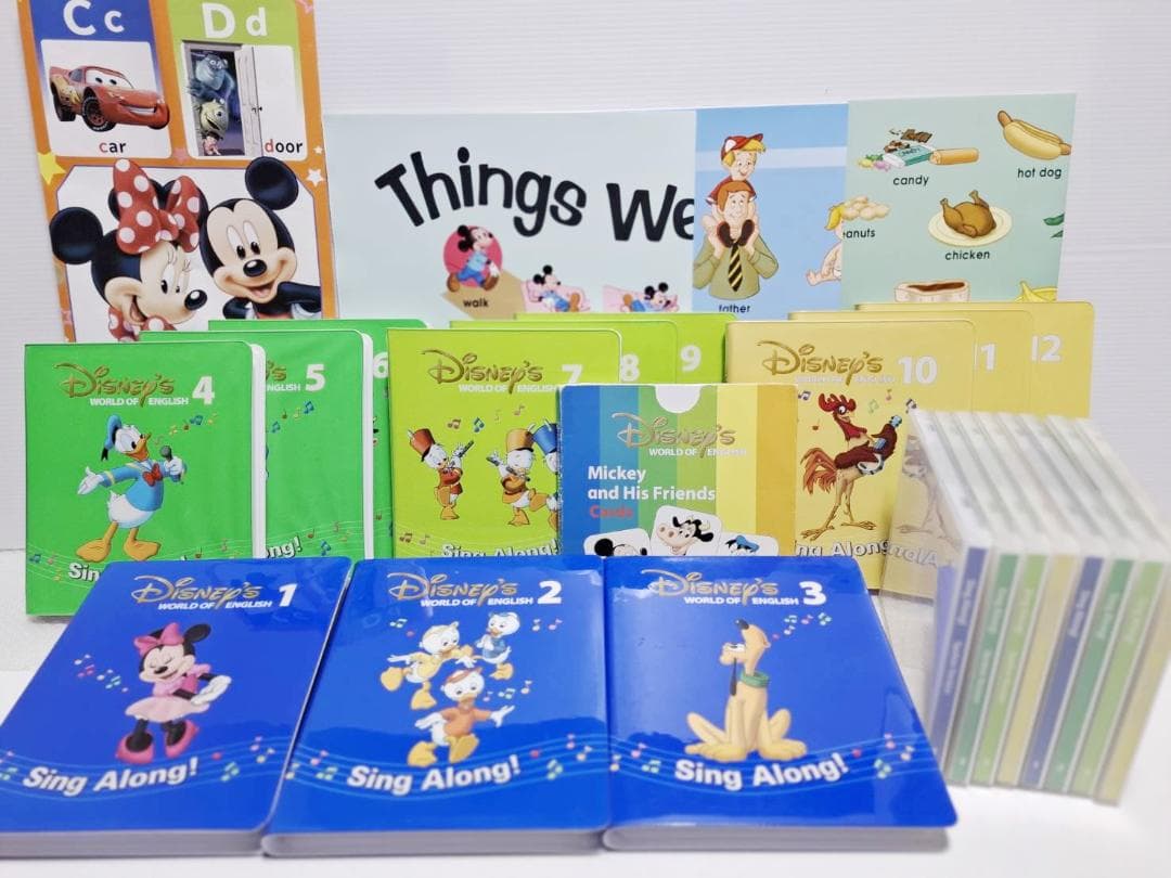 a*＊様 ディズニー英語システム 2018年 シングアロングセット DVD版 D ディズニー英語システム DWE DVD 47枚セット 新子役版 2017年シング